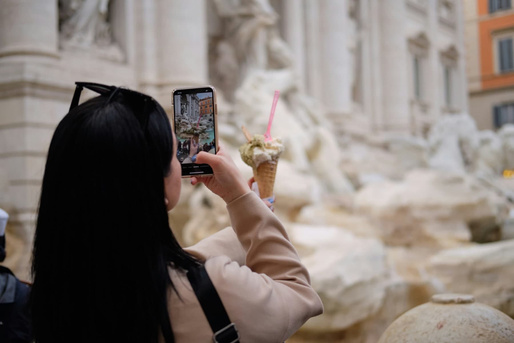 Tour a piedi di Roma con degustazione di gelato a Roma